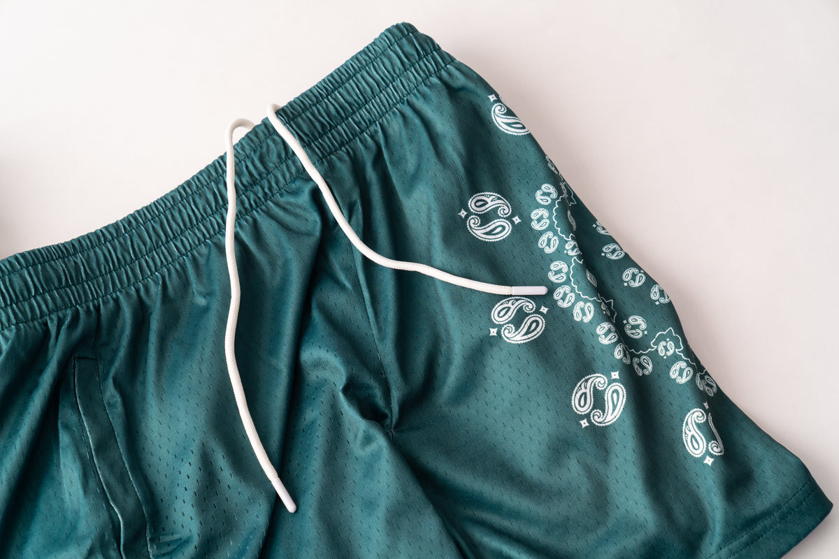 Tear Drop "DR" Mesh Shorts