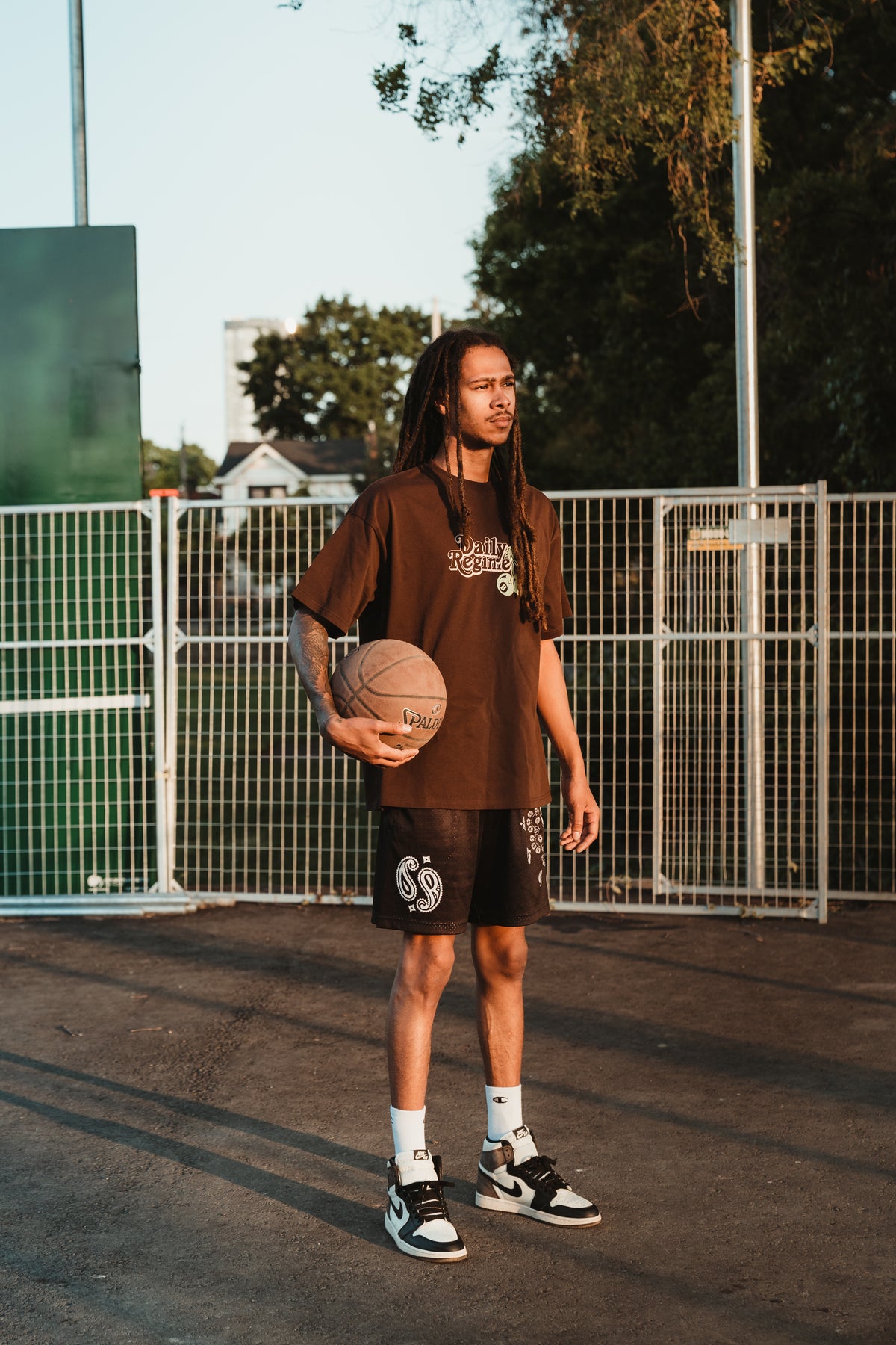 Tear Drop "DR" Mesh Shorts