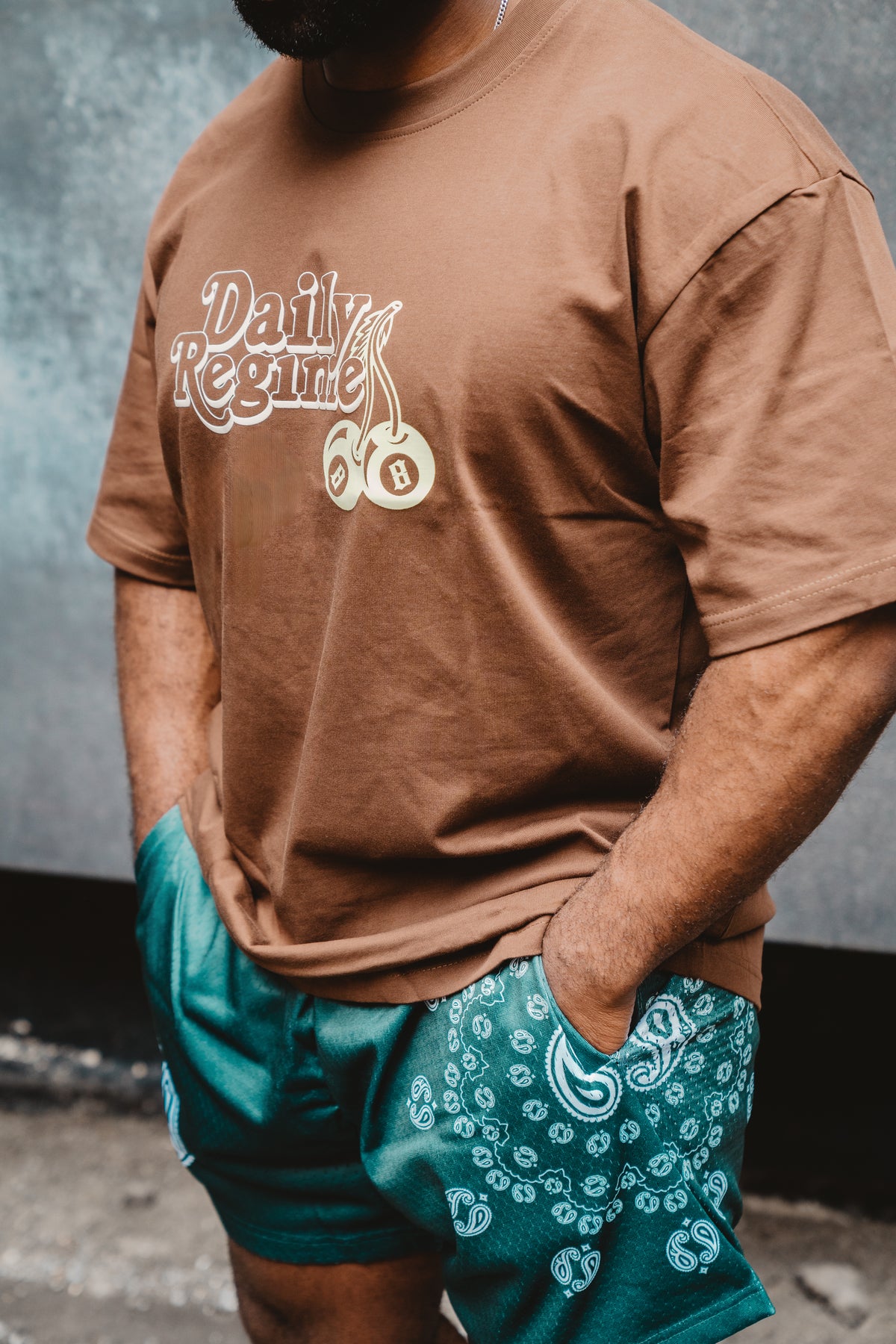 Tear Drop "DR" Mesh Shorts