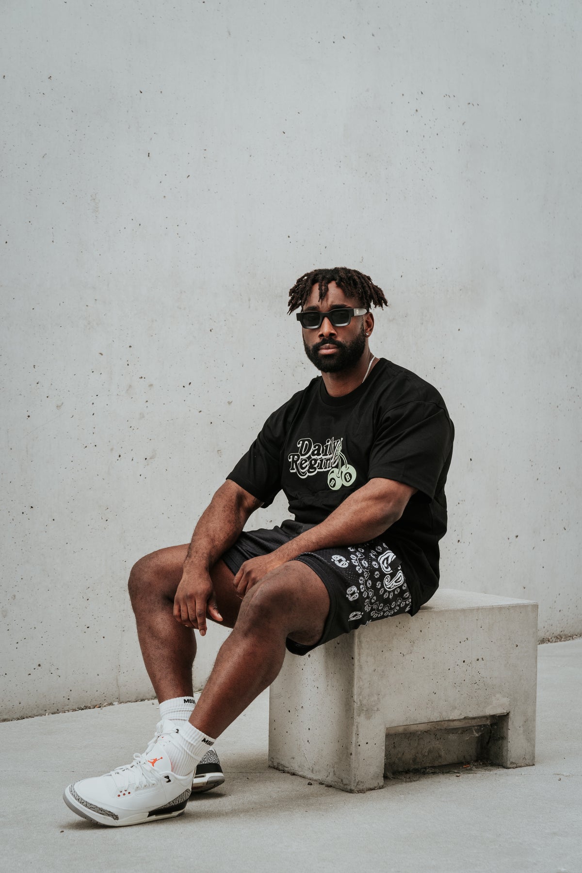 Tear Drop "DR" Mesh Shorts