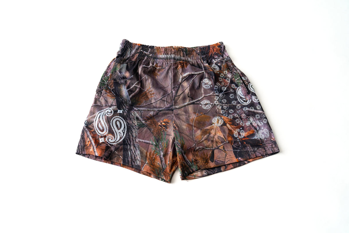 Tear Drop "DR" Mesh Shorts