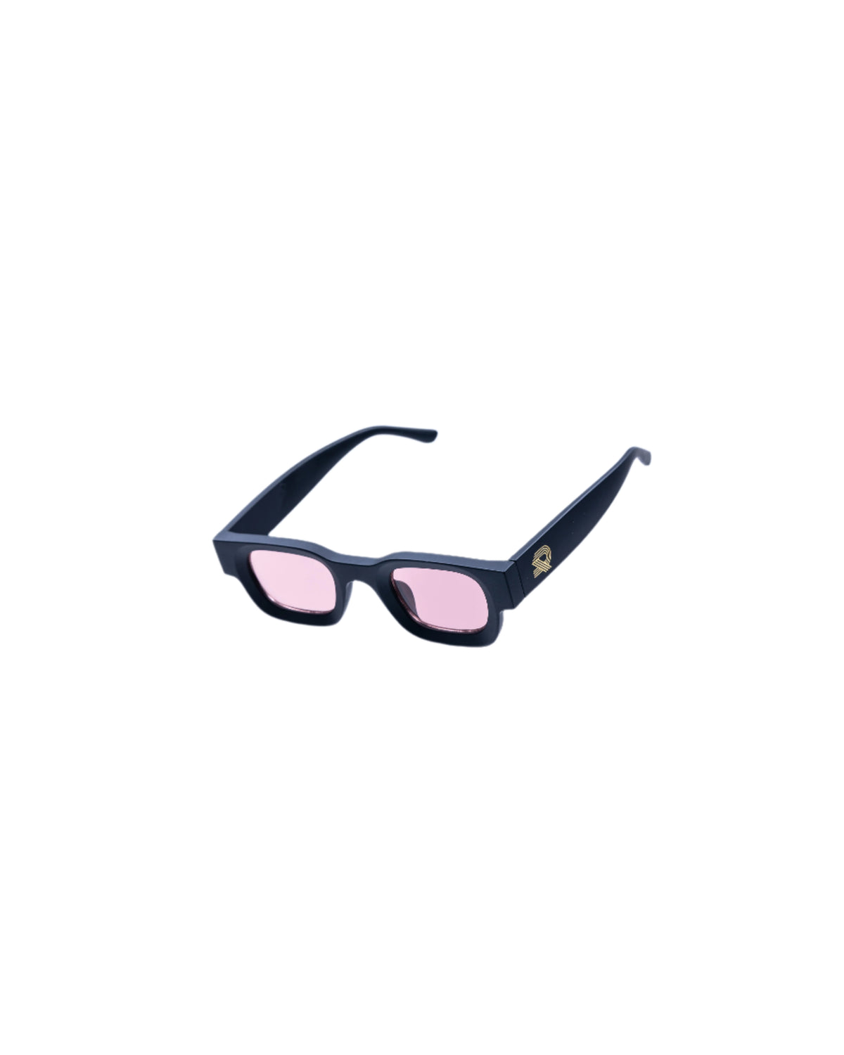 Daily Sunnies - Matte Black/Pink Lens